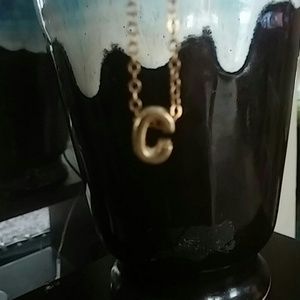 'C' necklace